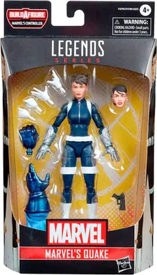 Image de Hasbro F4795 Marvel Legends Series Marvel's Quake Agent Figurine mobile à collectionner 15 cm avec accessoires