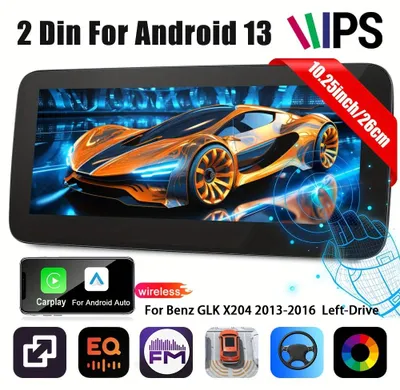Image de Autoradio – Android 13 – Écran tactile HD IPS de 10,25 pouces – Compatible CarPlay