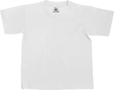 Produktbild von B&C Kinder T-Shirt, kurzarm BC1286 (5-6) (Weiß)