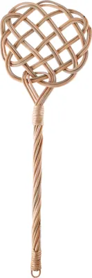 A close-up studio shot of a carpet beater.