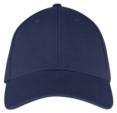 Image de Casquette de baseball James Harvest - "Burnwood", en coton, modèle ET280 (taille unique), couleur marine