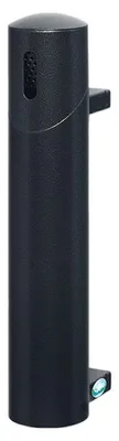 Produktbild von Robuster Wandascher | 145cm Rohrlänge | zum Einbetonieren | 1,4 Liter, HxBxT 51x10x17cm | Stahl | Grau