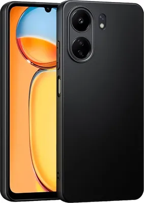 A black phone case is shown on a white background, with a phone partially visible inside the case.