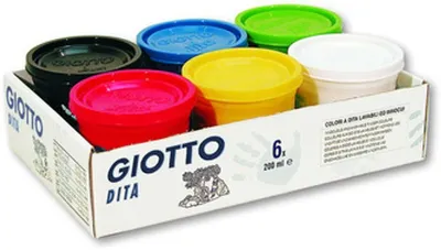Immagine prodotto di Giotto Dita cf 6 colori assortiti da 200 ml