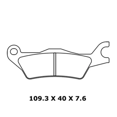 Produktbild von CL BRAKES Street Sintermetall-Bremsbeläge - 1258A3+