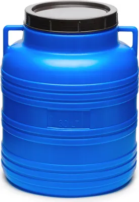 Produktbild von Garronda 30L Plastikfass Lebensmittelfass aus HDPE-Kunststoff Regentonne für Garten GD-0078, Blau