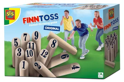 Produktbild von SES Creative 02298 Finntoss - Original Finnisches Wurfspiel für Draußen, Kickspiel, 8 Jahr(e)