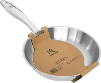 Produktbild von Shiori Edelstahl 304 Bratpfanne unbeschichtet Induktion 20 cm