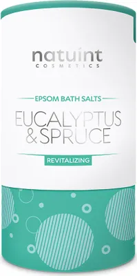 Obrázek produktu pro Natuint Cosmetics Revitalizující solná koupel Smrk Eukalyptus 550 g