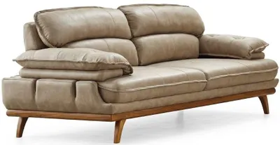 Zdjęcie produktu dla Sofa dwuosobowe, kolor biały. Minimalistyczny design, nowoczesny styl, komfortowe