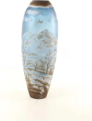 Produktbild von Vase Kameeglas 'Winterlandschaft'