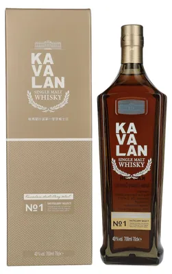 Produktbild von Kavalan Distillery Select No.1 Single Malt Whisky aus Taiwan NV Whisky ( 1 x 0.7 L )