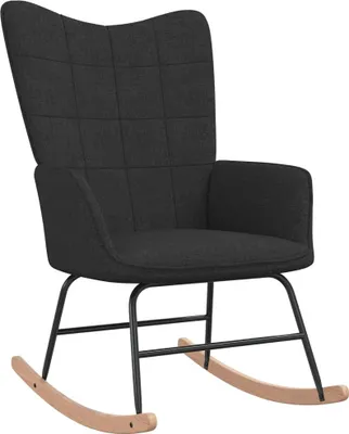 Obrázek produktu pro Houpací křeslo černé textil