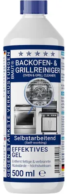 Produktbild von 500ml Backofenreiniger extra stark | Gel Paste | Backofen- und Grillreiniger | gegen Eingebranntes & Verkrustungen | selbstarbeitend