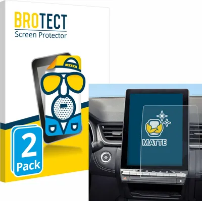 Produktbild von 2x BROTECT Schutzfolie für Renault Symbioz 2024 Displayschutz Displayschutzfolie Folie Matt Entspiegelungsfolie