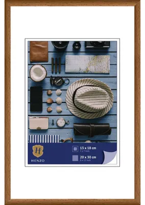 Produktbild von Henzo Napoli Bilderrahmen 20x30 Braun