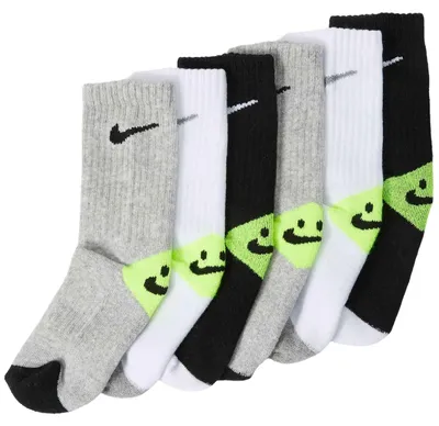Imagen del producto de Calcetines Nike Dri-FIT Smiley Crew "Grey Heather" para Niños