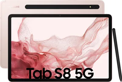 Produktbild von Samsung Galaxy Tab S8 5G (128GB) pink gold