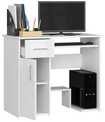 Obrázek produktu pro AKORD Furniture Factory IP0PJAYBIA002, Přímý, Obdélníkový tvar, Lesklý, Bílá, 1 zásuvka/zásuvek, 500 mm