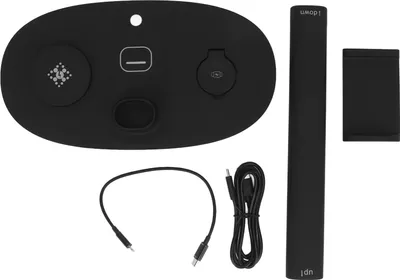 Produktbild von 4-in-1-Kopfhörerständer mit 15 W kabellosem Ladegerät, Headset-Ladestationshalter für iOS-Telefon, Qi-Ohrhörer, IWatch, Schwarz