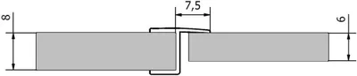 Obrázek produktu pro VITRA LINE akrylátové těsnění mezi sklo/sklo (6/8 mm), délka 2000 mm