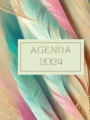Zdjęcie produktu dla Planer na rok 2024 z miesięcznym układem i inspirującymi wzorami