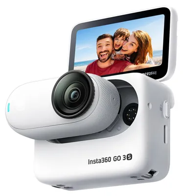 Produktbild von Insta360 GO 3S, 4K Ultra HD, 200 fps, WLAN, Bluetooth, 310 mAh, 567 g