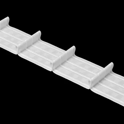 Produktbild von Gardinenband 10m Bleistiftfalte Weiß-65mm 1:1.5 Kräuselband Faltenband