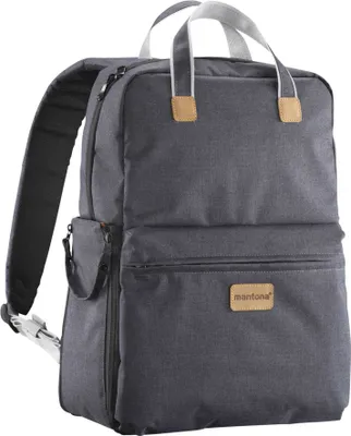 Obrázok produktu pre Mantona Urban Companion fotobatoh antracitový z pravej kože priehradka na notebook DSLR 12 palcov