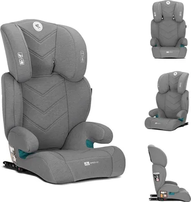 Produktbild von Lorelli Kindersitz Speed GT i-Size (100-150cm) Gruppe 2/3 Isofix Kopfstütze grau