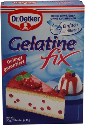 Image de Gélatine Fix Dr. Oetker préparation simple et rapide 30g