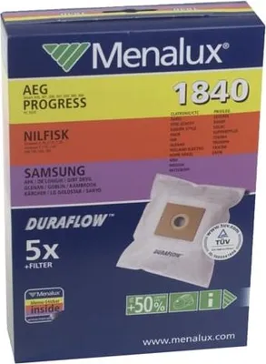 Obrázek produktu pro ELECTROLUX - Sáčky do vysavače SYNTH AEG/SAMSUNG/EVERGLADES/TRISTAR 5 ks + FILTR - 9001961953