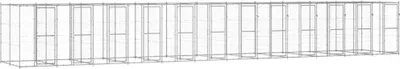 Image de Chenil extérieur Acier galvanisé 29,02 m²