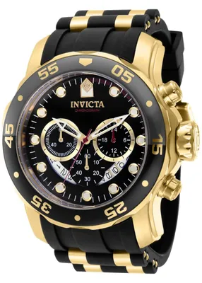 Obrázok produktu pre Invicta Pro Diver - SCUBA 37228 Pánske Hodinky - Quartz Hnacie - Nerezová Oceľ s Čiernym Ciferníkom - 48 mm