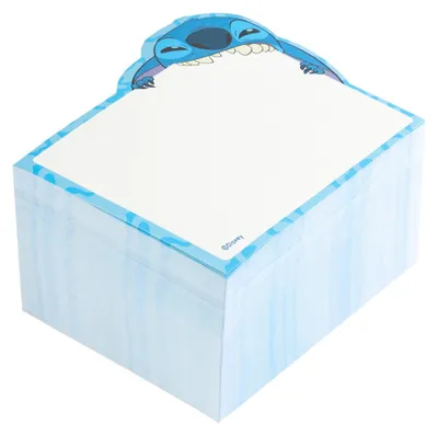 Produktbild von Disney, Notizblock Büro / Schule Tropical Stitch Klebezettel ablösbar, Weiß / Blau