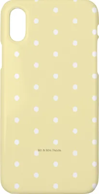 Produktbild von Mr. & Mrs. Panda Iphone 10 Handyhülle Waldtiere Picknick - Gelb Pastell - Geschenk, Hülle, Wald, X, Eichhörnchen, Fuchs, Maus, Hase, Igel, Lustige Sprüche, Cover, Handy