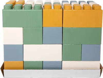 Produktbild von Bauklötze XXL Pastellfarben, 45 Stück.