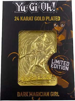 Produktbild von Fanattik Sammelkarte »Yu-Gi-Oh! - Dunkles Magier-Mädchen - limitiert - 24 Karat vergoldet«