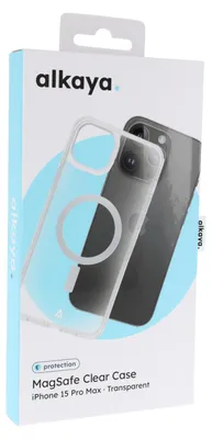 Produktbild von alkaya. LUCID MagSafe kompatible Schutzhülle for iPhone 15 Pro Max, Transparent
