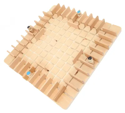 Produktbild von Schachbrettspiel für Kinder und Erwachsene, tragbar, aus Holz, Strategiefiguren, Buffle-Set für Partys