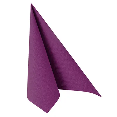 Produktbild von 250 Papstar Servietten ROYAL Collection 1/4-Falz 40 cm x 40 cm lila 10820
