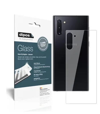 Produktbild von 2x Schutzfolie für Samsung Galaxy Note 10 5G Rückseite - Anti-Shock 9H Folie dipos Glass Kunststoffglas