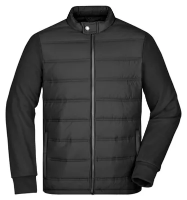 Produktbild von James and Nicholson - Hybridjacke für Herren LT2589 (XL) (Schwarz)