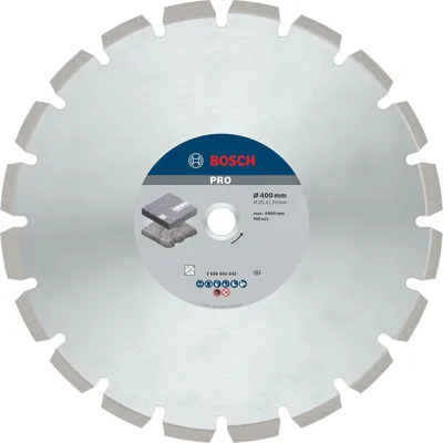 Produktbild von PRO Asphalt Diamanttrennscheibe, 400 x 20/25,4 mm