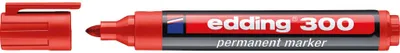 Zdjęcie produktu dla edding 300 marker permanentny czerwony