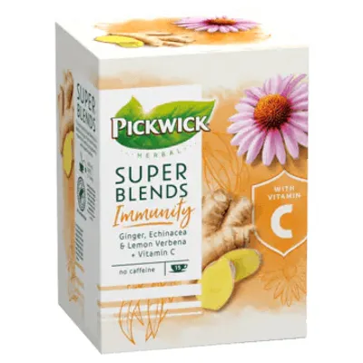 Produktbild von Pickwick Herbal Super Blends Immunity Kräutertee 15 x 1,5g