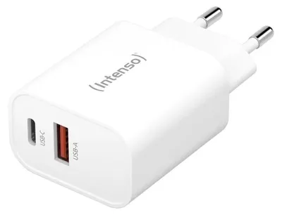 Imagen del producto de Intenso 7803010 Intenso Power Adapter 1x USB-A/1x USB-C 30W Black