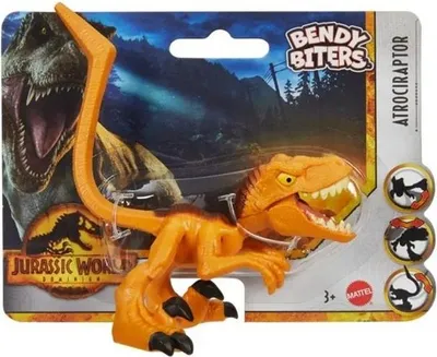 Zdjęcie produktu dla Mattel Jurassic World Bendy Biters Atrociraptor