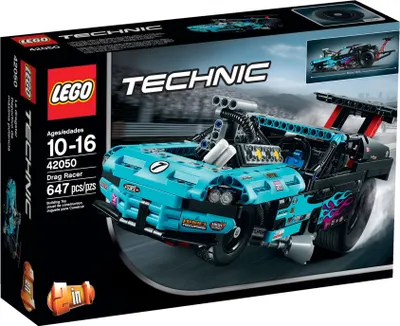 Zdjęcie produktu dla LEGO Technic Drag Racer, Zestaw do budowania, 10 lat(a), 647 szt.