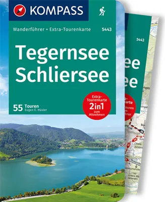 Produktbild von KOMPASS Wanderführer Tegernsee, Schliersee, 55 Touren mit Extra-Tourenkarte